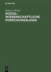Cover von Sozialwissenschaftliche Forschungslogik
