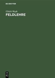 Cover von Feldlehre