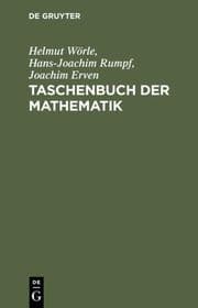 Cover von Taschenbuch der Mathematik
