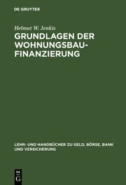 Cover von Grundlagen der Wohnungsbaufinanzierung
