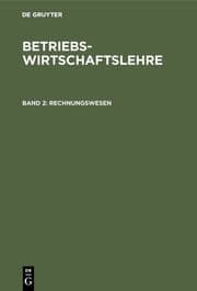 Cover von Rechnungswesen