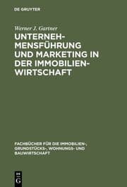 Cover von Unternehmensführung und Marketing in der Immobilienwirtschaft