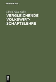 Cover von Vergleichende Volkswirtschaftslehre