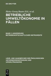 Cover von Anwendung betriebswirtschaftlicher Instrumente