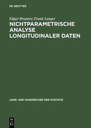Cover von Nichtparametrische Analyse longitudinaler Daten