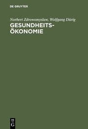 Cover von Gesundheitsökonomie
