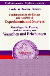 Cover von Fundamentals in the Design and Analysis of Experiments and SurveysGrundlagen der Planung und Auswertung von Versuchen und Erhebungen