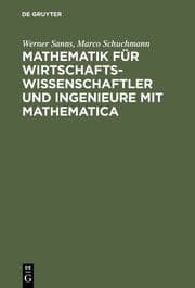 Cover von Mathematik für Wirtschaftswissenschaftler und Ingenieure mit Mathematica