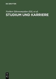 Cover von Studium und Karriere