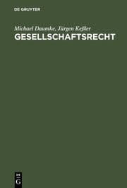 Cover von Gesellschaftsrecht