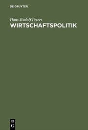Cover von Wirtschaftspolitik