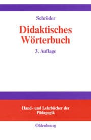 Cover von Didaktisches Wörterbuch