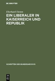 Cover von Ein Liberaler in Kaiserreich und Republik