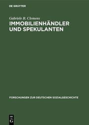 Cover von Immobilienhändler und Spekulanten