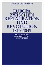 Cover von Europa zwischen Restauration und Revolution 1815-1849