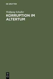 Cover von Korruption im Altertum