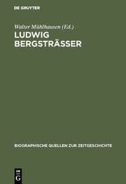 Cover von Ludwig Bergsträsser