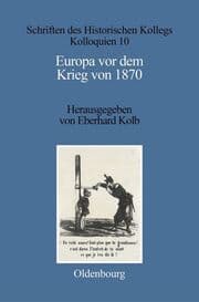 Cover von Europa vor dem Krieg von 1870