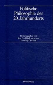 Cover von Politische Philosophie des 20.Jahrhunderts