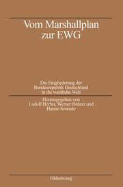 Cover von Vom Marshallplan zur EWG