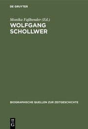 Cover von Wolfgang Schollwer