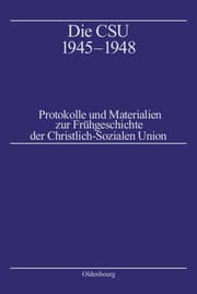 Cover von Die CSU 1945-1948