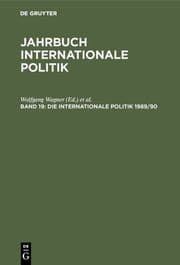 Cover von Jahrbücher des Forschungsinstituts der Deutschen Gesellschaft für Auswärtige Politik / Die Internationale Politik 1989/90