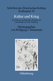 Cover von Kultur und Krieg
