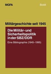 Cover von Militär- und Sicherheitspolitik in der SBZ/DDR