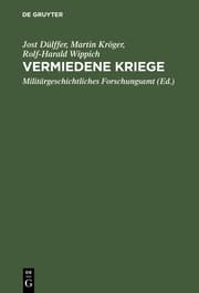Cover von Vermiedene Kriege