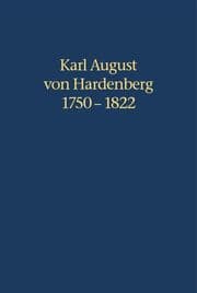 Cover von Karl August von Hardenberg 1750-1822