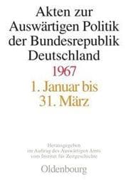 Cover von Akten zur Auswärtigen Politik der Bundesrepublik Deutschland 1967