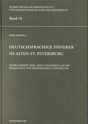 Cover von Deutschsprachige Physiker im alten St.Petersburg