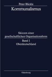 Cover von Kommunalismus: SKizzen einer gesellschaftlichen Organisationsform 1
