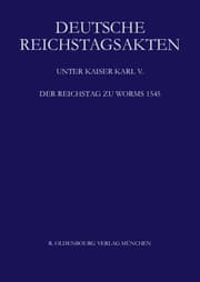 Cover von Deutsche Reichstagsakten
