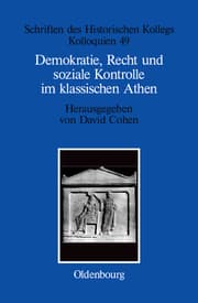 Cover von Demokratie, Recht und soziale Kontrolle im klassischen Athen