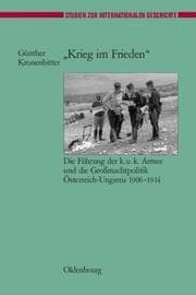 Cover von 'Krieg im Frieden'