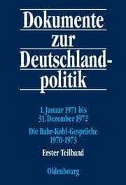 Cover von Dokumente zur Deutschlandpolitik VI/2