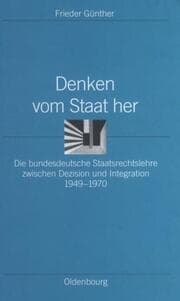 Cover von Denken vom Staat her