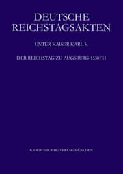 Cover von Der Reichstag zu Augsburg 1550/51
