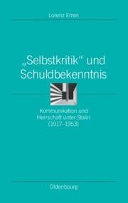 Cover von 'Selbstkritik' und Schuldbekenntnis