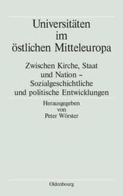 Cover von Universitäten im östlichen Mitteleuropa