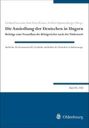 Cover von Die Ansiedlung der Deutschen in Ungarn