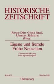 Cover von Eigene und fremde Frühe Neuzeiten