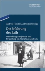 Cover von Die Erfahrung des Exils