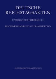 Cover von Deutsche Reichstagsakten unter Kaiser Friedrich III