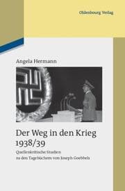 Cover von Der Weg in den Krieg 1938/39