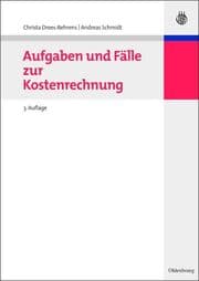 Cover von Aufgaben und Fälle zur Kostenrechnung