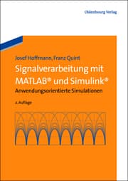 Cover von Signalverarbeitung mit MATLAB und Simulink