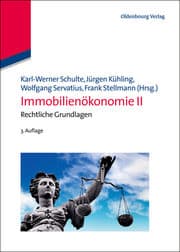 Cover von Immobilienökonomie II